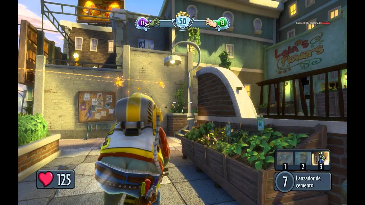 Matanza con Ingeniero - Plants vs Zombies Garden Warfare - YouTube