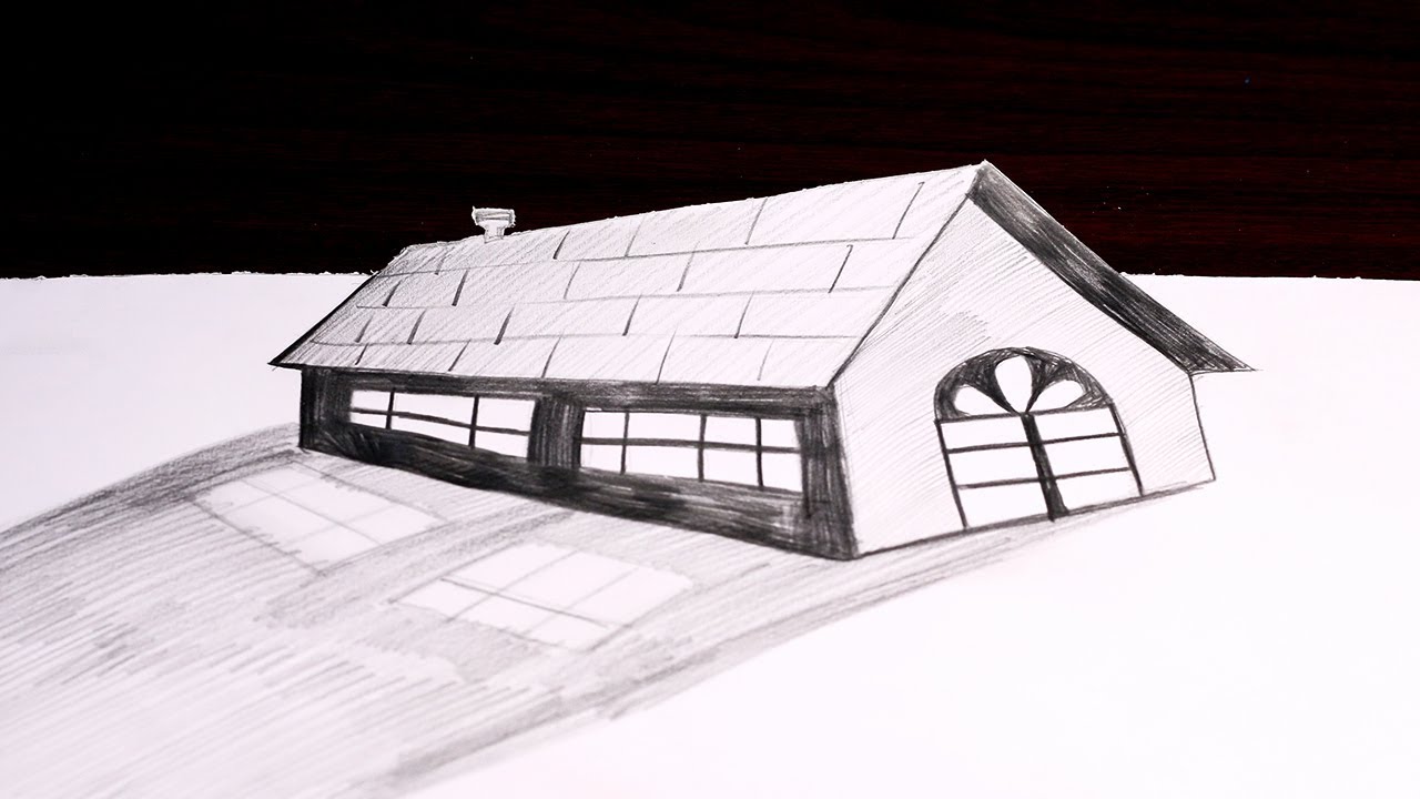 Нарисовать дом на луне окружающий мир 1. 3d дом рисунок. Домик 3д рисунок. 3d рисунок маленький домик. Дом из Чалдонов рисовать легко.