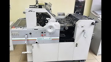 Hamada Superb47 Kompac Offset Printing Press 2005