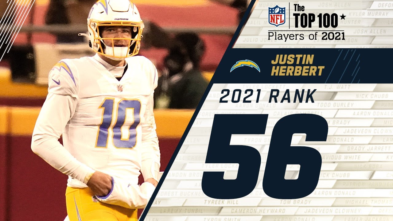 56 Justin Herbert (QB, Chargers)  Top 100 Players of 2021 