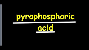 pyrophosphoric acid || jee || neet || jee advance