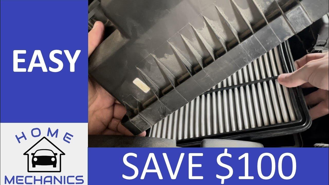 Replace ENGINE AIR FILTER: 2014-2017 Mazda6 - YouTube