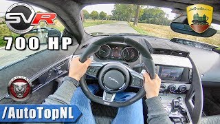 : 700HP Jaguar F Type SVR 5.0 V8 Supercharged Arden | EXTREMELY LOUD! | POV Test Drive by AutoTopNL