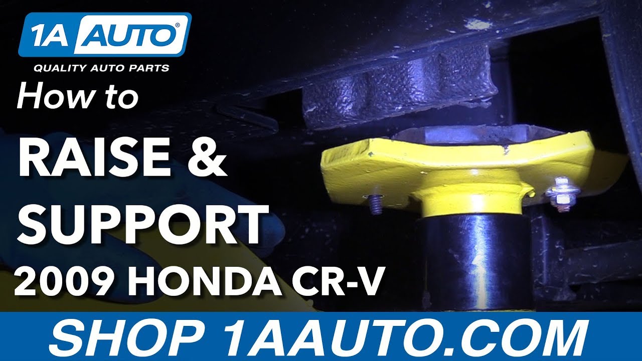 How to Raise and Support 07-11 Honda CR-V - YouTube