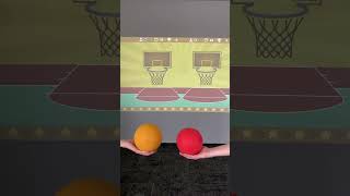 Interactive basketball for any sports wall + logic challenge