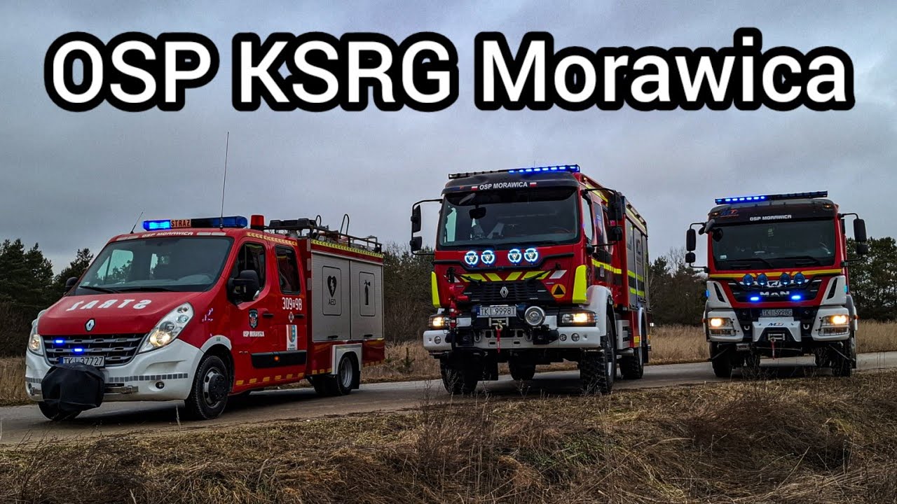 NOWE RENAULT Z AMERYKAŃSKĄ SYRENĄ Q2B!!! | Pokaz podziału bojowego | OSP KSRG Morawica - Nowy Format