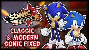 [CHECK DESCRIPTION] Modern Sonic Physics Tweaks & Fixed Classic Sonic - Sonic Forces Mod Showcase