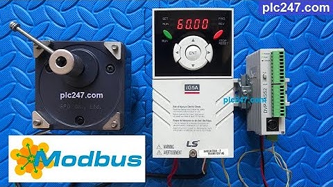 DVP 14SS2 "Modbus RTU" LS iG5A VFD