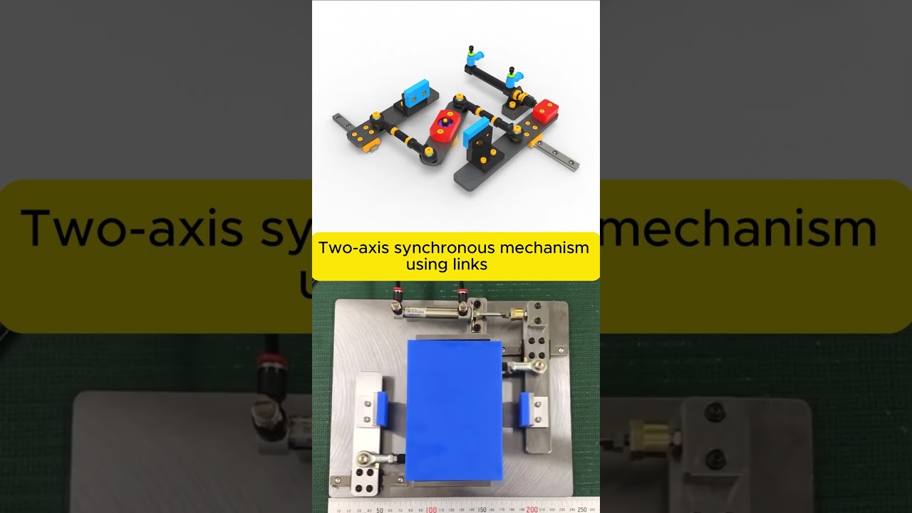 Two axis synchronous mechanism using links 2 