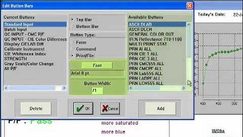 Datacolor Tools 1.2 Tutorials: Edit Button Bars