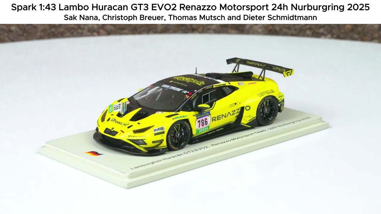 Lamborghini Huracan GT3 EVO2 Renazzo Motorsport 24h Nurburgring