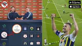 YENİ MOBİL FUTBOL OYUNUNA TRENDYOL SÜPER LİGİ GÜNCELLEMESİ GELDİ 🎮 Android İos Futbol Oyunları 2024