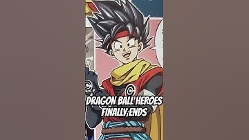 Dragon Ball Heroes finally ends #dragonball #dbz #goku