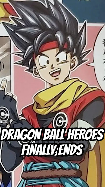 Dragon Ball Heroes is CANCELLED #dragonball #dbz #goku