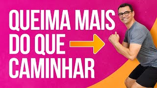 🔥 QUEIMA MAIS CALORIAS que 1 HORA de CAMINHADA NA RUA | Caminhada em casa 20 min | Aurélio Alfieri