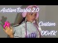 Autism Barbie 2.0 let's give her a new vibe, reroot custom ooak &amp; unboxing!