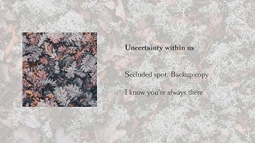 Secluded spot. Backup copy - Uncertainty within us (Official Audio)