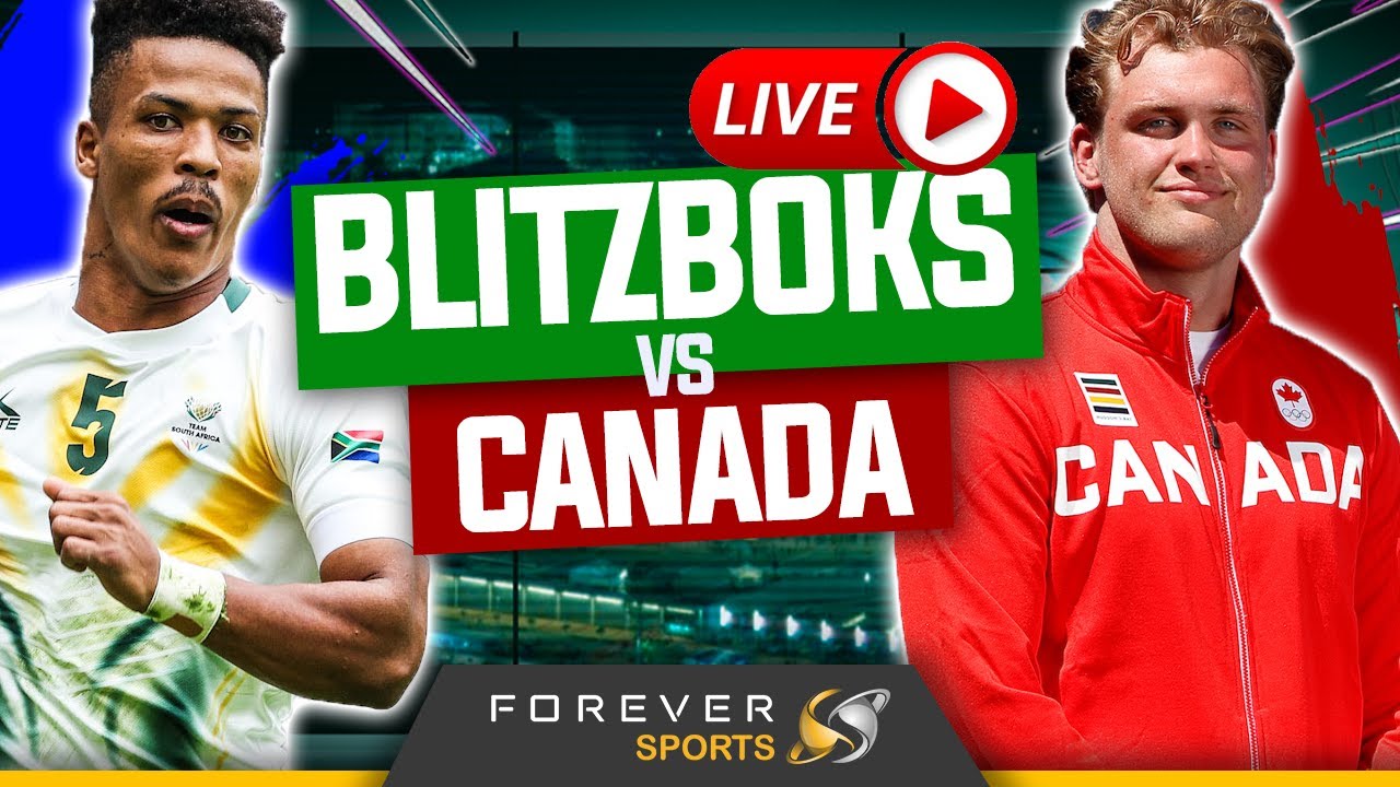 BLITZBOKS VS CANADA LIVE! Commonwealth Games 7s 1/4 Final Watchalong Forever Rugby