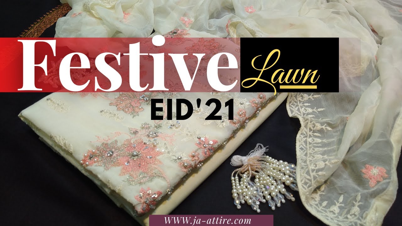 new lawn suit design 2021-eid  dress collection 2021-Festive lawn Eid'21
