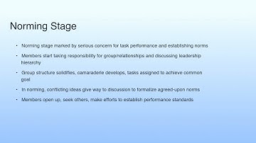 Norming Stage | Lecture 17: Understanding Group Dynamics - I