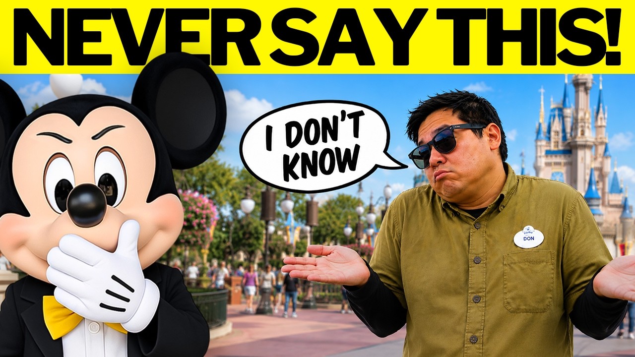 10 Things Disney Cast Members CAN'T Say at Any Price