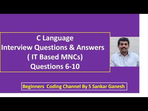 C | Placement Oriented Interview Question and Answer | Zoho Round1 ...