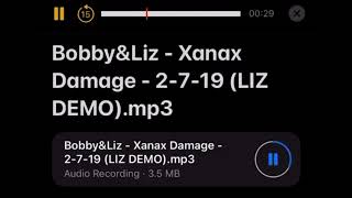 Xanax Damage Original Reference Track(Elizabeth Nistico/Revenge Wife)