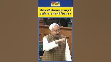 Nitish Kumar News | नीतीश की किस बात पर सदन में ठहाके मार हंसने लगे विधायक? | #nitishkumar #shorts