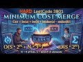3801. Minimum Cost to Merge Sorted Lists |weekly contest