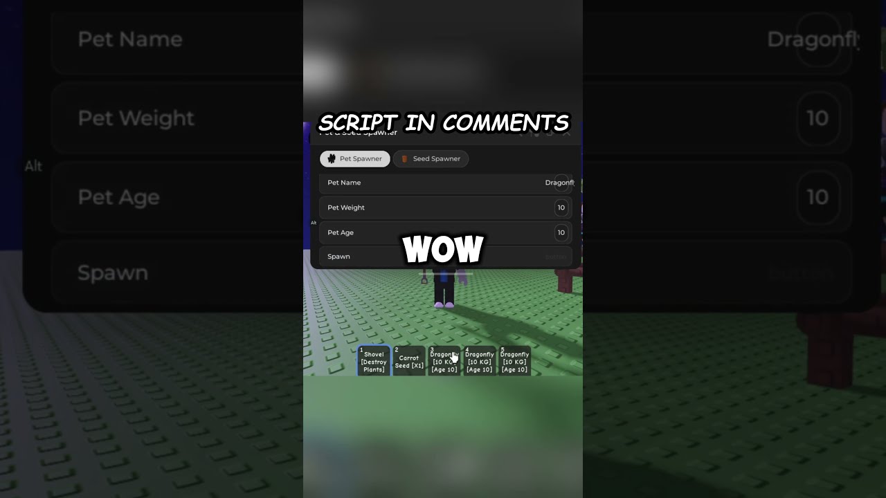 Testing Pet Dupe Script Growagarden