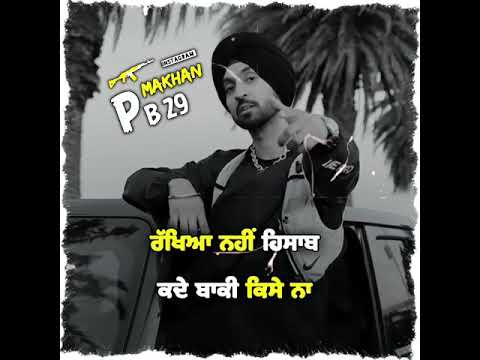 Born To Shine : Diljit Dosanjh Whatsapp Status | Latest Punjabi Song Status Video 2020