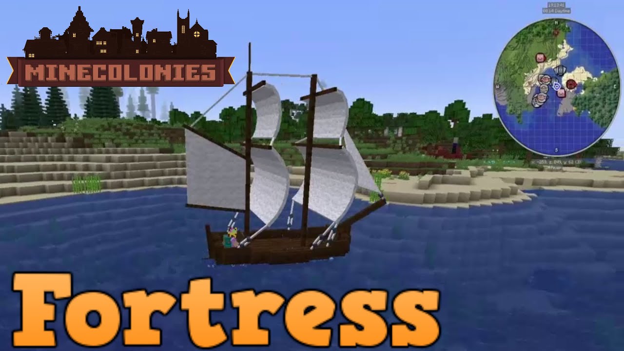Minecraft Minecolonies Fortress Ep 04:  Level 2 colony