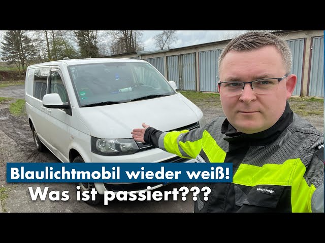 Was ist passiert? Blaulichtmobil ist wieder weiß!?! 