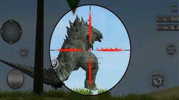 Jungle Dino Hunting Gun Games Godzilla Android Gameplay | Dinosaur Hunter #2