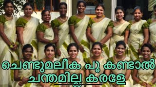 ചെണ്ടുമലീക പൂ കണ്ടാൽ ചന്തമില്ല കരളേ |aalingalamma|kaikottikali|kaikottikali dance|veeranatyam|dance