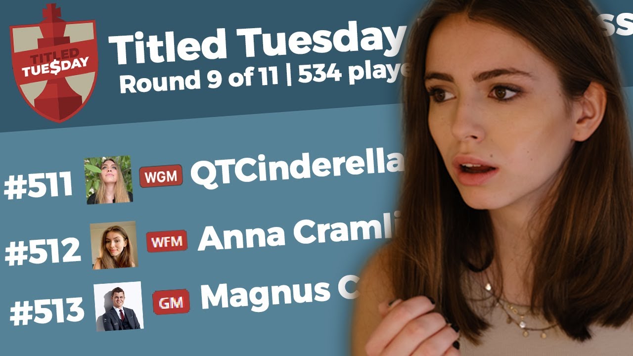 Chess - Titled Tuesday with WFM Anna Cramling