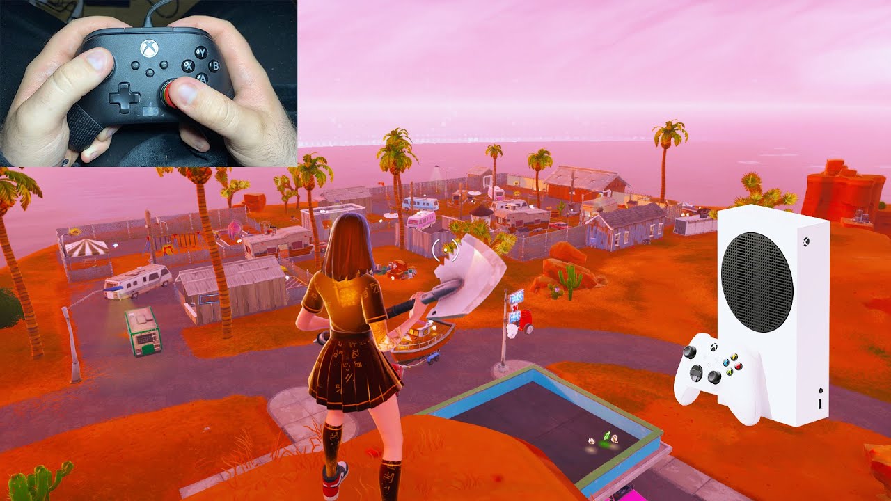 Xbox Series S Controller Fortnite Reload Gameplay (4K 120FPS)