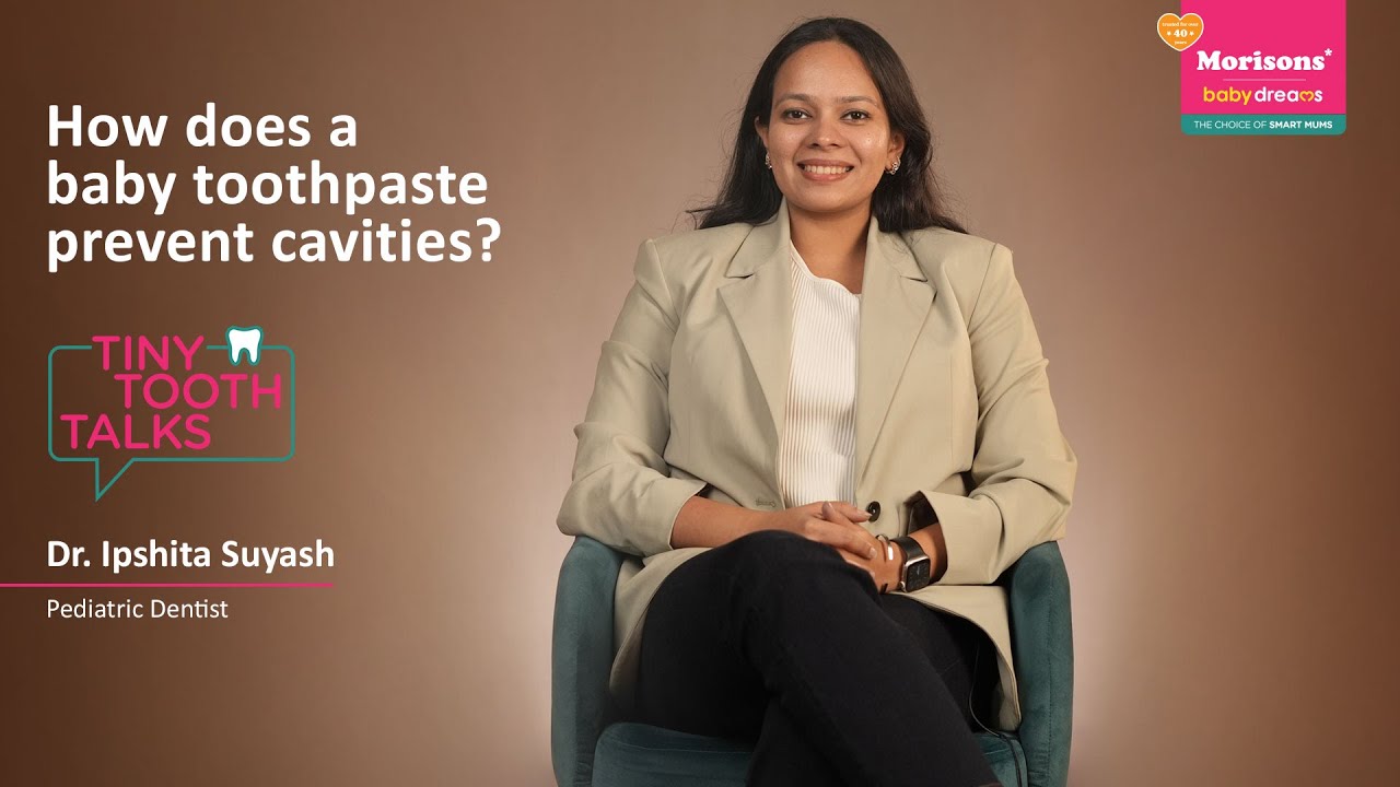 How a Fluoride-free baby toothpaste prevents cavities | Dr. Ipshita Suyash | 