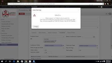Tutorial  proveedores en Odoo.