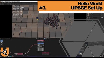 UPBGE Set Up Hello World #3 | Make GAME with Blender - Nhij Quang