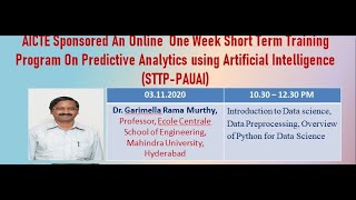 Introduction to Data science, Data Preprocessing