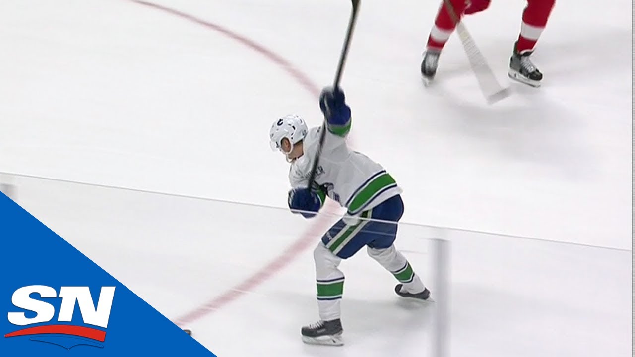 Throwback Wednesday: Elias Pettersson rocking the iconic flying