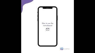 How to use the noticeboard on the GatePass resident mobile app