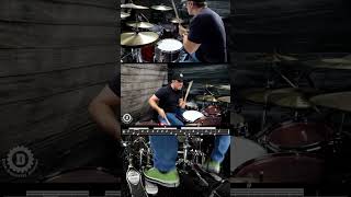 Mixed Note Value Double Bass Fill  #drums  #doublebassdrum   #drumlessons #drumfill