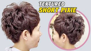 How to Add Soft Texture & Volume for Short Pixie Cut | Professional Refining & Texturizing Technique screenshot 3