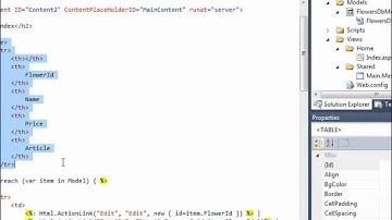 ASP.NET MVC: 4 - создание представления