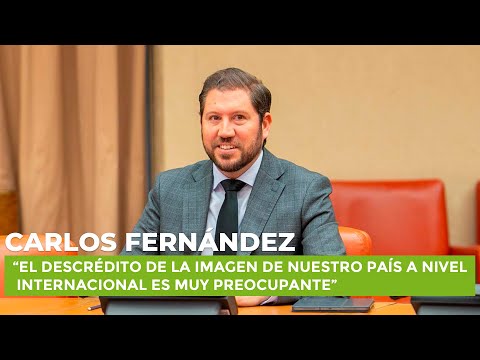 Fernández-Roca: 'El descrédito de la imagen de nuestro país a nivel internacional es preocupante'