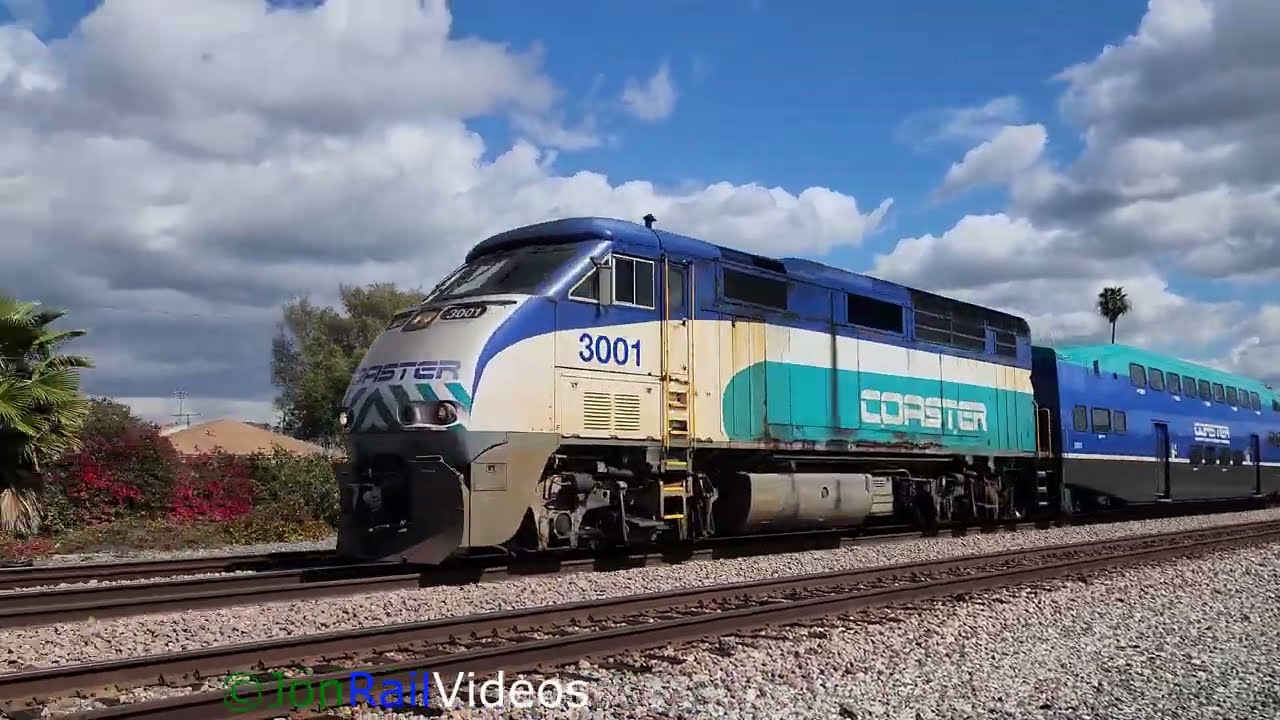 Coaster spotted on Metrolink by JonRailVideos in 2023 ft. former NCTD 2105 on BNSF at Commerce, CA