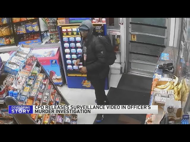 Chicago police share photos, video of person wanted in connection to deadly shooting of CPD officer class=