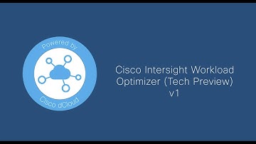 Cisco Intersight Workload Optimizer Tech Preview v1 - Trailer